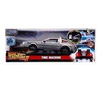 Voiture Miniature de Collection - JADA TOYS 1/24 - DE LOREAN Back to the Future II - Flying Version - Silver
