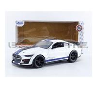 Voiture Miniature de Collection JADA TOYS 1-24 - FORD Shelby GT500 - 2020 - Glossy White - 32663W G