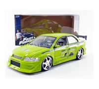 Jada Toys - Miniature Voiture Mitsubishi Lancer Evo Vii Brian Fast And Furious Echelle 1/24, 99788GR, Vert