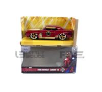 Voiture Miniature de Collection - JADA TOYS 1/32 - CHEVROLET Camaro Iron Man - 1969 - Red / Orange