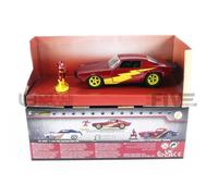 Voiture Miniature de Collection - JADA TOYS 1/32 - CHEVROLET Camaro SS Flash - 2010 - Blanc, Rouge et Jaune