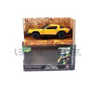Voiture Miniature de Collection - JADA TOYS 1/32 - CHEVROLET Camaro Transformers Bumblebee - 1977 - Yellow / Black - 34258Y