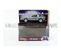 Voiture Miniature de Collection JADA TOYS 1-32 - DE LOREAN Back to the Future II - Flying Version - 1985 - Silver - 30541S G