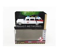 Voiture Miniature de Collection - JADA TOYS - CADILLAC Ecto 1 - 1/32 - Blanc - Ghostbusters 1959