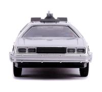 Voiture Miniature de Collection - JADA TOYS - DE LOREAN Back to the Future II - Volante - Argentée - 1/32