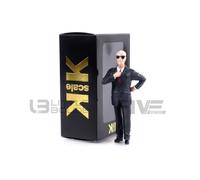 Voiture Miniature de Collection - KK SCALE MODELS Enzo Old - Blanc et Noir - Ferrari - 1/18