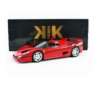 Voiture Miniature de Collection - KK SCALE MODELS - FERRARI F50 Cabriolet - 1995 - Rouge - 1/18