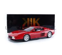 Voiture Miniature de Collection - KK SCALE MODELS - FERRARI Testarossa - 1/18 - Rouge - 1986