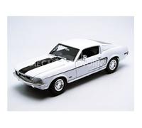Voiture Miniature de Collection - MAISTO 1/18 - FORD Mustang GT Cobra Jet - 1968 - Blanc