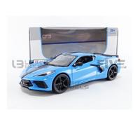Voiture Miniature de Collection - MAISTO 1/24 - CHEVROLET Corvette Stingray - 2020 - Blue