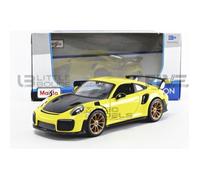 Voiture Miniature de Collection - MAISTO - 911 GT2 RS - 2018 - Jaune / Noir - 1/24