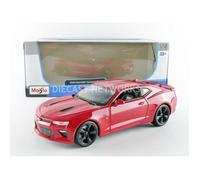 Voiture Miniature de Collection - MAISTO - CHEVROLET Camaro SS - 2016 - Rouge - 1/18