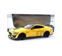 Voiture Miniature de Collection - MAISTO - FORD Shelby GT500 Mustang - 1/18 - Jaune / Noir - 2020
