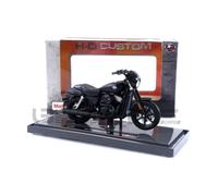 Voiture Miniature de Collection - MAISTO - HARLEY-DAVIDSON Street 750 - Échelle 1/18 - Noir - Réplique détaillée