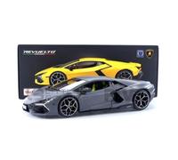 Voiture Miniature de Collection - MAISTO - LAMBORGHINI Revuelto - 1/18 - Vulcano Matt Grey - Adulte