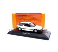 Voiture Miniature de Collection - MAXICHAMPS 1/43 - HONDA Civic - 1990 - Blanc