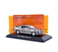 Voiture Miniature de Collection - MAXICHAMPS 1/43 - OPEL Calibra Turbo 4x4 - Grey Metallic