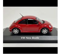 Voiture Miniature de Collection - MAXICHAMPS 1/43 - VOLKSWAGEN New Beetle - 1998 - Red - 940058001