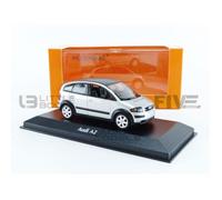 Voiture miniature de collection - MAXICHAMPS - AUDI A2 - Échelle 1/43 - Argenté - 2000