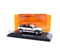 MAXICHAMPS 940112331 Peugeot 205 CTI Cabriolet-1990 - Voiture Miniature de Collection métallique argentée