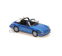 Voiture miniature de collection - MAXICHAMPS - PORSCHE 911 Targa (964) - 1/43 - Blue Metallic - 1991