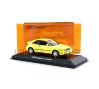 Voiture Miniature de Collection - MAXICHAMPS - VOLKSWAGEN Corrado G60 - 1/43 - Jaune - 1990