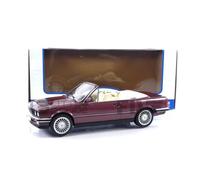 Voiture Miniature de Collection - MCG - BMW 325i E30 Cabriolet - 1985 - Rouge Métallique - 1/18