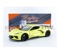 Voiture Miniature de Collection - MOTORMAX - CHEVROLET Corvette C8 Stingray - 1/24 - 2020 - Yellow