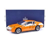 Voiture Miniature de Collection - NOREV 1/18 - ALPINE A310 1600 VF - Blanc et Orange