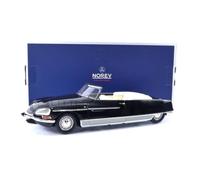 Voiture Miniature de Collection - NOREV 1/18 - CITROEN DS 21 Palm Beach - 1968 - Noir - 181746