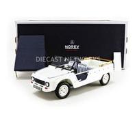 Voiture Miniature de Collection NOREV 1-18 - CITROEN Mehari Azur - 1972 - White / Blue - 181516 G