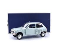 Voiture Miniature de Collection - NOREV 1/18 - RENAULT 5 - 1972 - Blanc et Light Blue