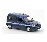 Voiture Miniature de Collection - NOREV 1/43 - CITROEN Berlingo Gendarmerie - Blanc et Bleu