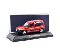 Voiture Miniature de Collection - NOREV 1/43 - CITROEN Berlingo Pompiers - 2004 - Blanc et Rouge