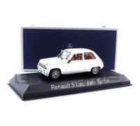 Voiture Miniature de Collection NOREV 1-43 - RENAULT 5 Laureate Turbo - 1985 - White - 510513 - Metal G