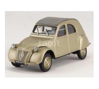Voiture miniature de collection - NOREV - Citroën 2CV A 1948 - Échelle 1/43 - Gris Irise - Métal (édition constructeur)