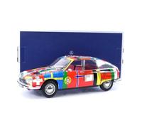 Voiture miniature de collection - NOREV - CITROEN GS Flags 2nd Release - 1/18 - 1972 - Couleur Flag