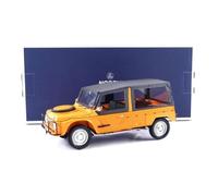 Voiture Miniature de Collection - NOREV - CITROEN Mehari 4x4 - 1979 - Orange - 1/18