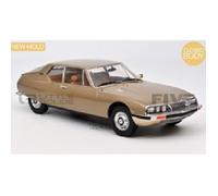 Voiture Miniature de Collection - NOREV - CITROEN SM - 1/12 - Blanc - Sable Metallic - 1971