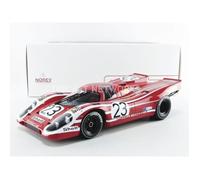 Voiture Miniature de Collection - NOREV - Porsche 917 K - 1/12 - Rouge/Blanc - Winner Le Mans 1970