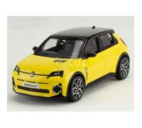 Voiture miniature de collection - NOREV - Renault R5 E-Tech 2024 - Échelle 1/43 - Jaune/Noir - Monté métal