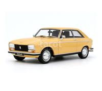 Voiture miniature de collection - Peugeot 304 S Coupé 1972 - Jaune - Échelle 1/18 - Résine, monté