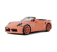 Voiture miniature de collection - Porsche Brabus 911/992 Cabriolet Peetch 2024 - GT Spirit 1/18