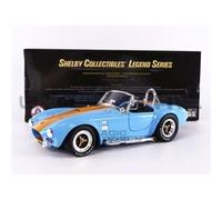 Voiture Miniature de Collection SHELBY COLLECTIBLES 1-18 - SHELBY 427 S/C - Gulf Colors - 1965 - Blue / Orange - SHELBY129 - Metal Orange G