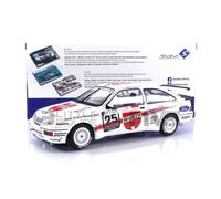 Voiture Miniature de Collection - SOLIDO 1/18 - FORD Sierra RS500 - Blanc - Nurburgring DTM 1988