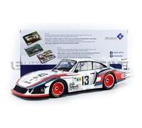 Voiture Miniature de Collection SOLIDO 1-18 - PORSCHE 935/78 Moby Dick - Le Mans 1978 - White / Blue / Red - 1805401 - Metal G