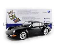Voiture Miniature de Collection SOLIDO 1-18 - PORSCHE 964 Turbo - 1990 - Black - 1803404 G