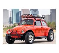 Voiture Miniature de Collection - SOLIDO 1/18 - VOLKSWAGEN Beetle Baja - 1976 - Red