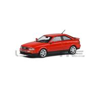 Voiture miniature de collection - SOLIDO - AUDI Coupé S2 1992 - Lazer Red - 1/43 - Réf. 4312201