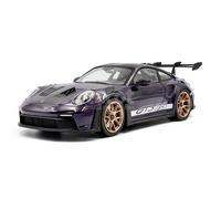 Voiture miniature de collection - SOLIDO - Porsche 911/992 GT3 RS Weissach Package 2024 - 1/18 - Viola Purple Metal - Métal monté